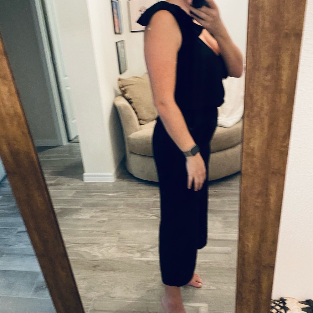 Michael Kors Vneck Tie Shoulder Jumpsuit - Picture 2 of 6